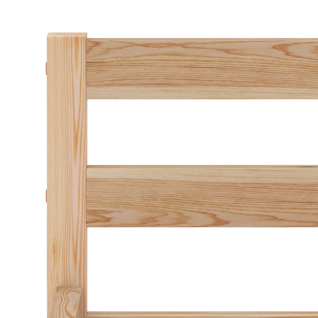 Bed Frame Solid Pine Wood 100x200 cm- Beds & Bed Frames - HomeShopIreland - Home Shop Ireland - Beds & Bed Frames - Bed Frame Solid Pine Wood 100x200 cm