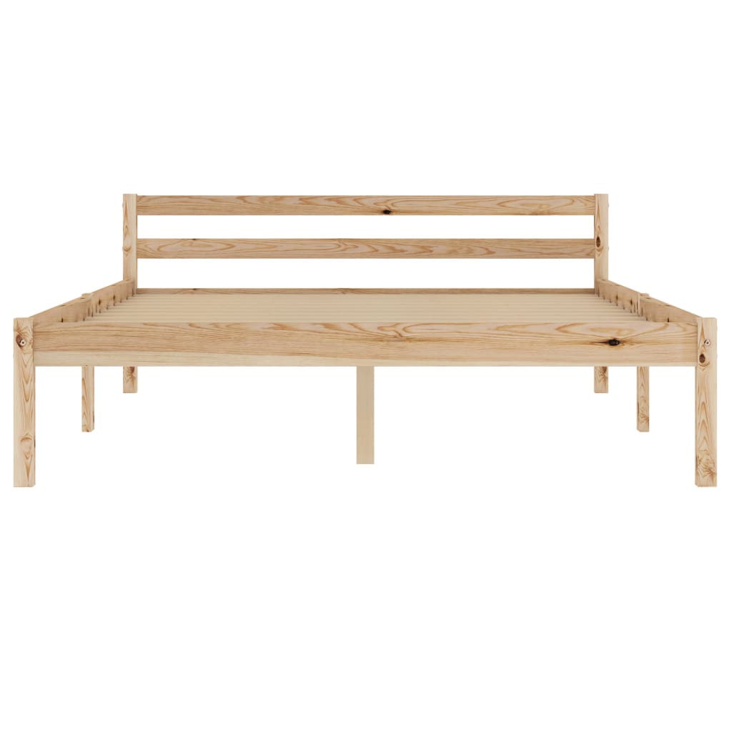 Bed Frame Solid Pine Wood 120x200 cm- Beds & Bed Frames - HomeShopIreland - Home Shop Ireland - Beds & Bed Frames - Bed Frame Solid Pine Wood 120x200 cm
