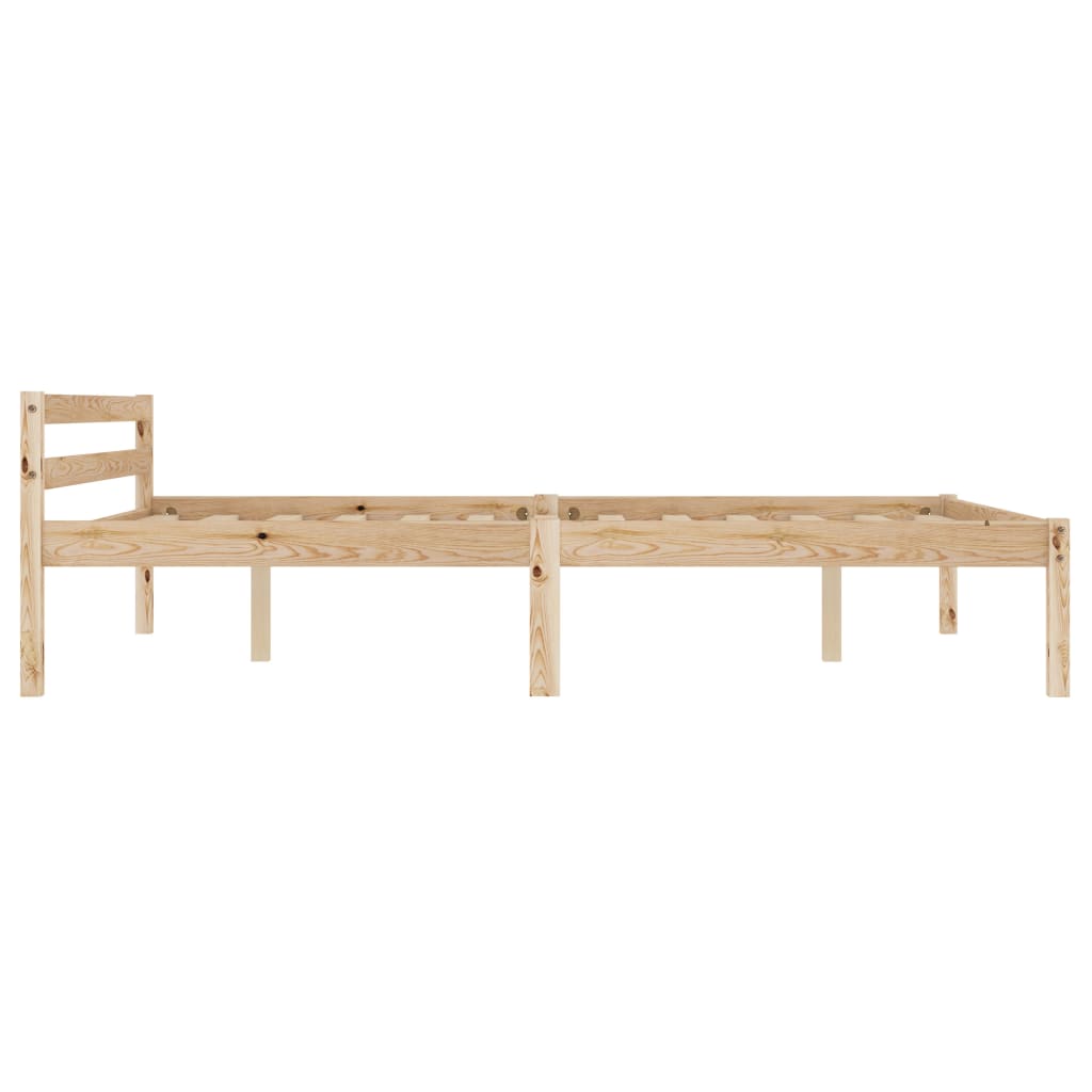 Bed Frame Solid Pine Wood 120x200 cm- Beds & Bed Frames - HomeShopIreland - Home Shop Ireland - Beds & Bed Frames - Bed Frame Solid Pine Wood 120x200 cm
