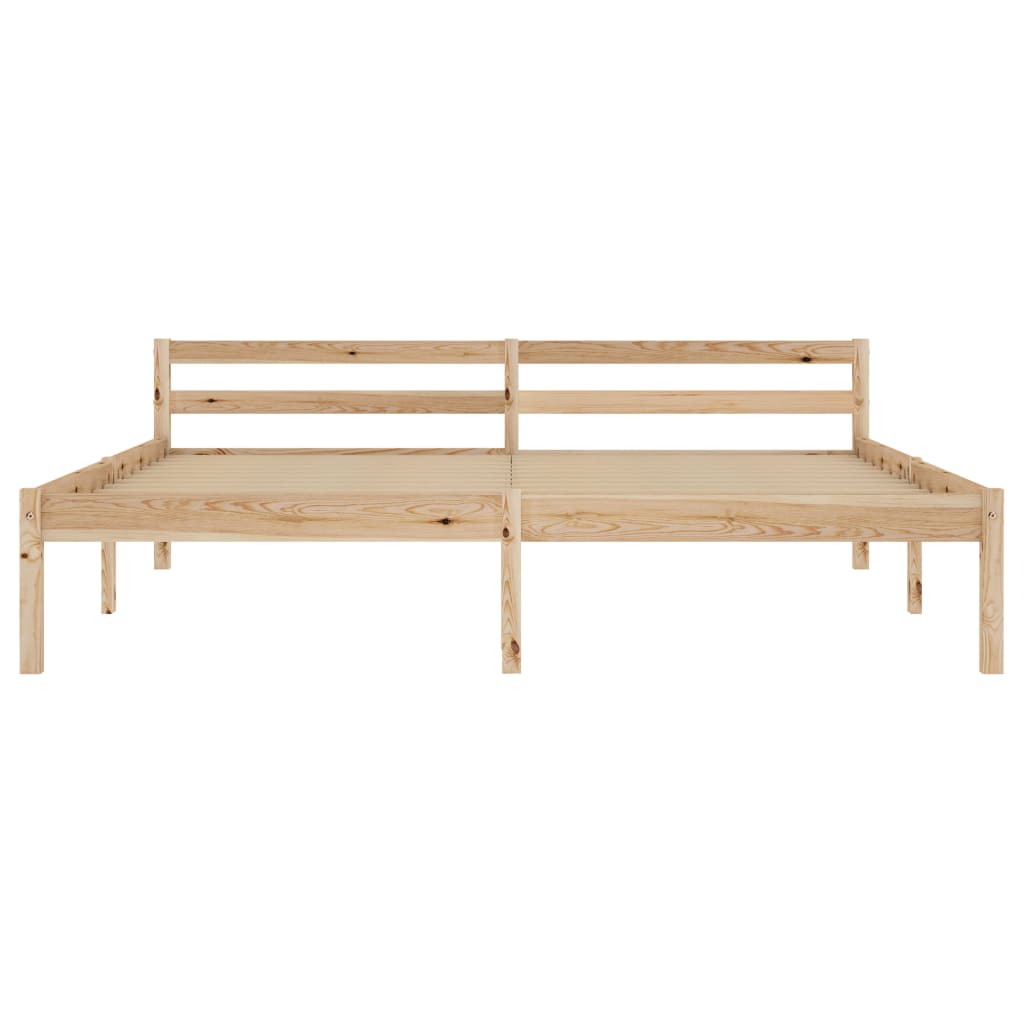 Bed Frame Solid Pine Wood 180x200 cm 6FT Super King- Beds & Bed Frames - HomeShopIreland - Home Shop Ireland - Beds & Bed Frames - Bed Frame Solid Pine Wood 180x200 cm 6FT Super King