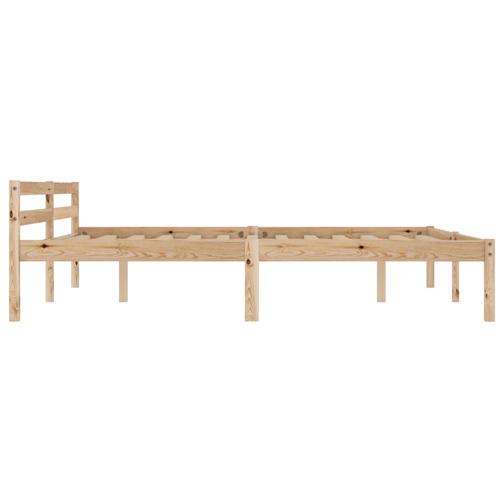 Bed Frame Solid Pine Wood 180x200 cm 6FT Super King- Beds & Bed Frames - HomeShopIreland - Home Shop Ireland - Beds & Bed Frames - Bed Frame Solid Pine Wood 180x200 cm 6FT Super King