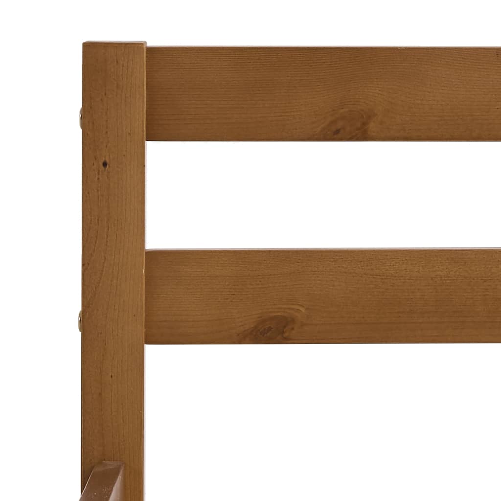 Bed Frame Honey Brown Solid Pine Wood 160x200 cm- Beds & Bed Frames - HomeShopIreland - Home Shop Ireland - Beds & Bed Frames - Bed Frame Honey Brown Solid Pine Wood 160x200 cm