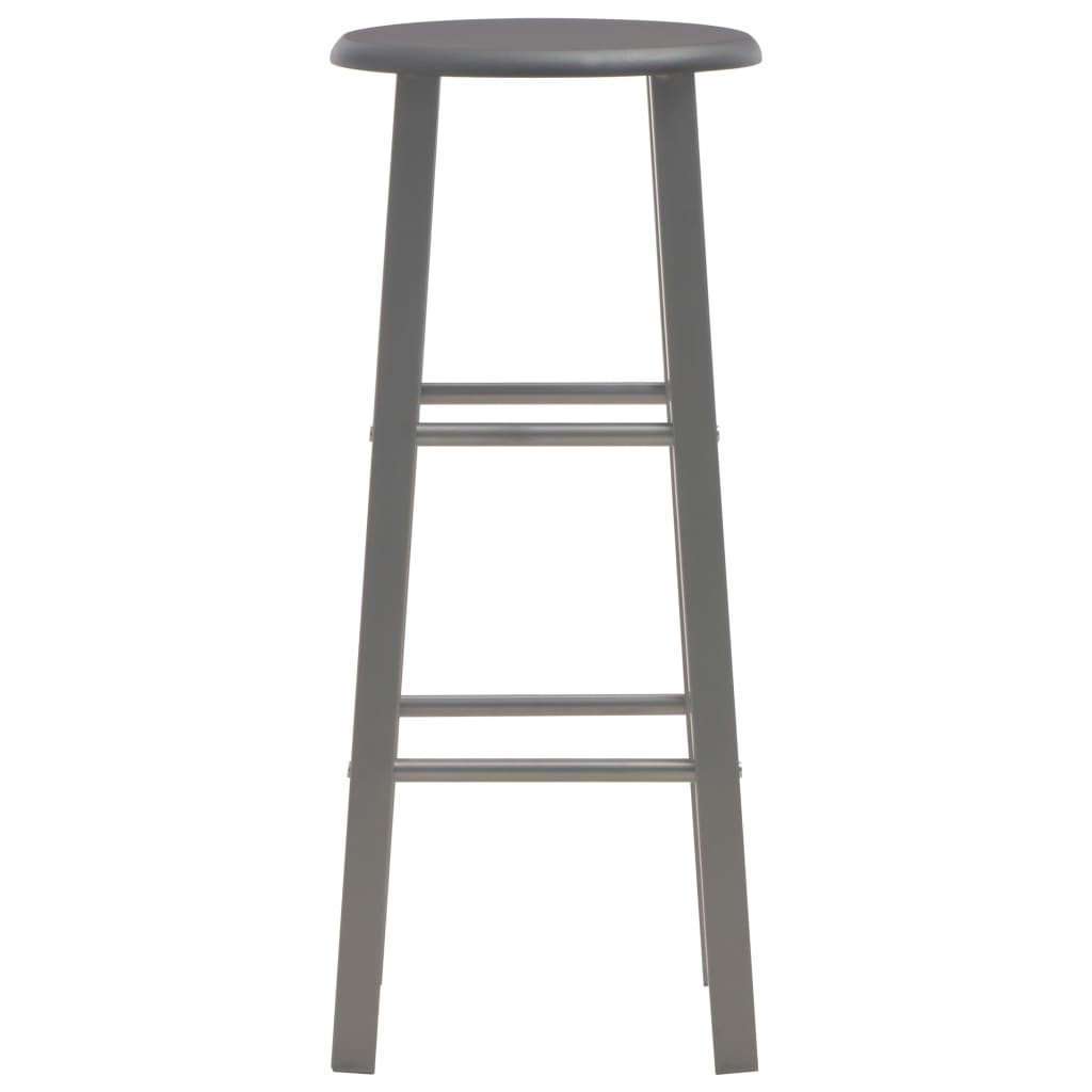 Bar Stools 2 pcs Anthracite MDF- Table & Bar Stools - HomeShopIreland - Home Shop Ireland - Table & Bar Stools - Bar Stools 2 pcs Anthracite MDF
