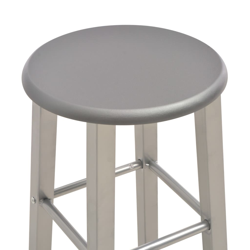 Bar Stools 2 pcs Anthracite MDF- Table & Bar Stools - HomeShopIreland - Home Shop Ireland - Table & Bar Stools - Bar Stools 2 pcs Anthracite MDF