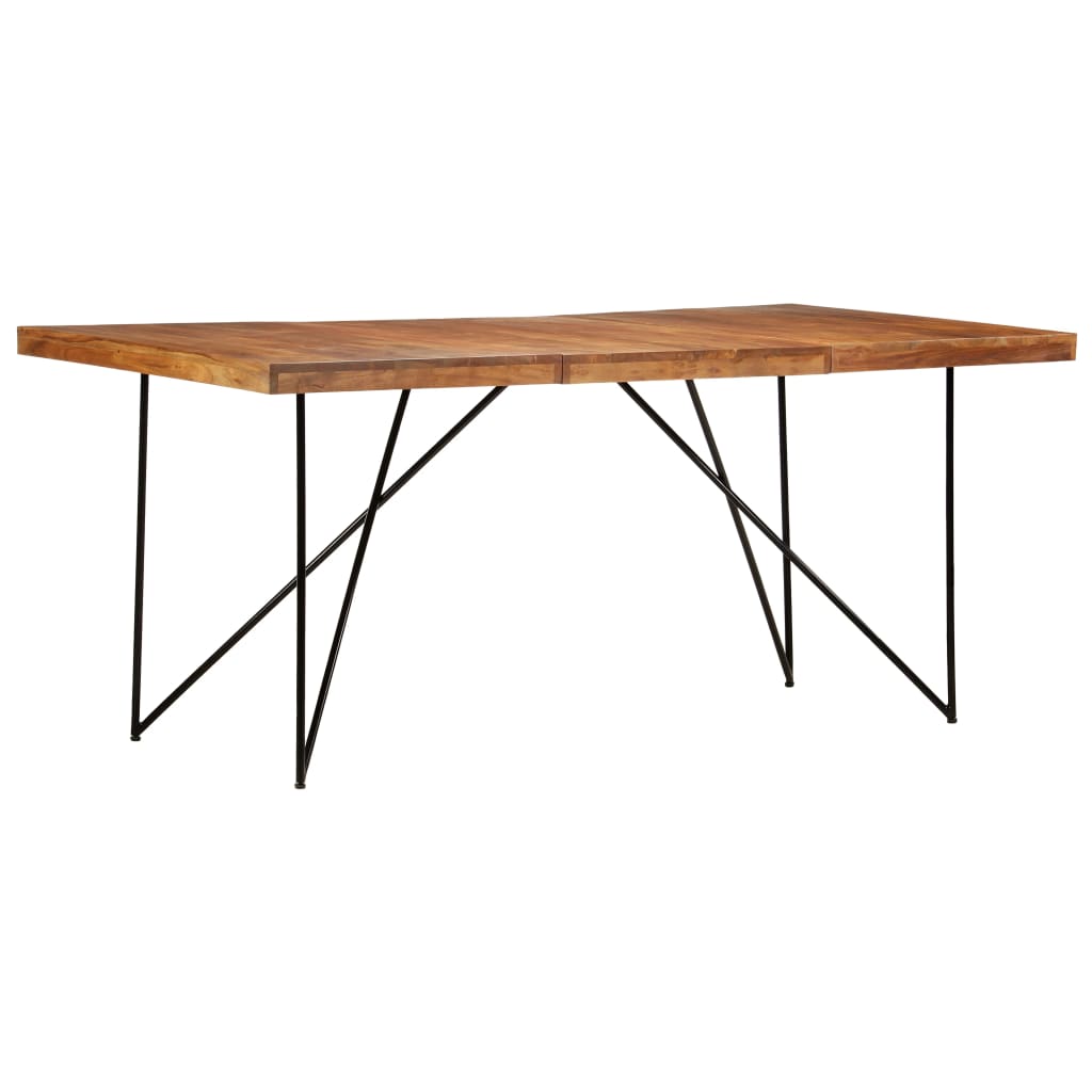 Dining Table 180x90x76 cm Solid Acacia Wood- Kitchen & Dining Room Tables - HomeShopIreland - Home Shop Ireland - Kitchen & Dining Room Tables - Dining Table 180x90x76 cm Solid Acacia Wood