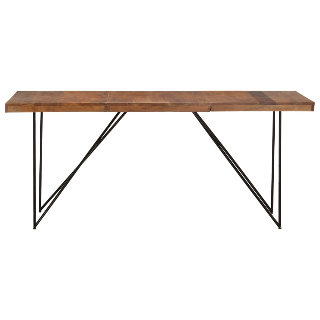 Dining Table 180x90x76 cm Solid Acacia Wood- Kitchen & Dining Room Tables - HomeShopIreland - Home Shop Ireland - Kitchen & Dining Room Tables - Dining Table 180x90x76 cm Solid Acacia Wood