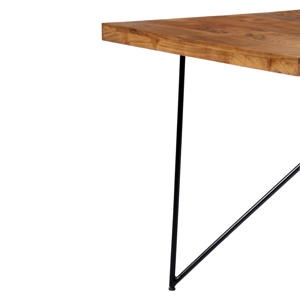 Dining Table 180x90x76 cm Solid Acacia Wood- Kitchen & Dining Room Tables - HomeShopIreland - Home Shop Ireland - Kitchen & Dining Room Tables - Dining Table 180x90x76 cm Solid Acacia Wood