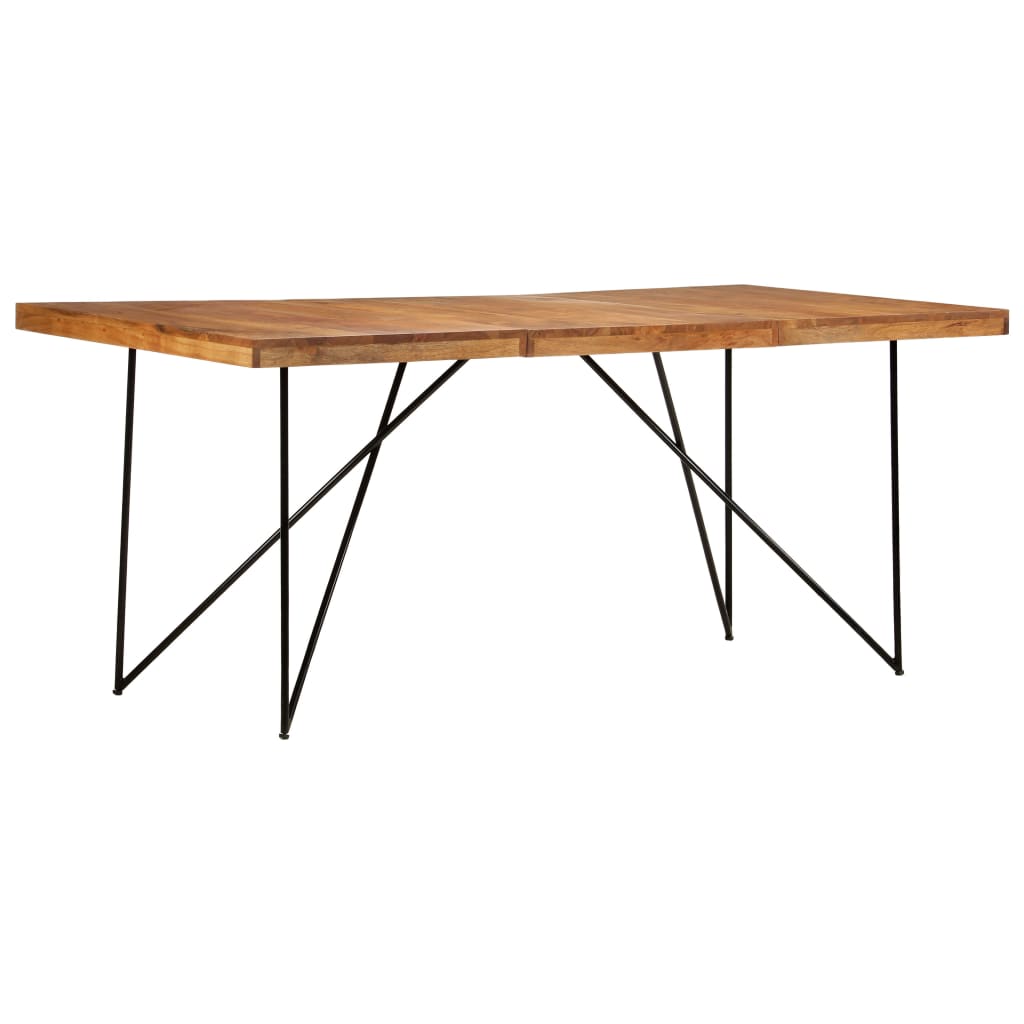 Dining Table 180x90x76 cm Solid Acacia Wood- Kitchen & Dining Room Tables - HomeShopIreland - Home Shop Ireland - Kitchen & Dining Room Tables - Dining Table 180x90x76 cm Solid Acacia Wood