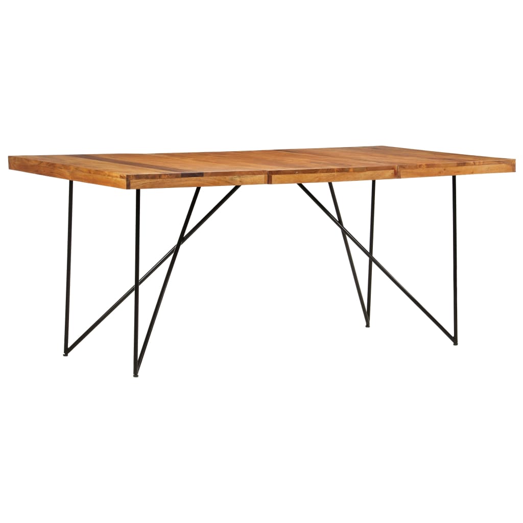Dining Table 180x90x76 cm Solid Acacia Wood- Kitchen & Dining Room Tables - HomeShopIreland - Home Shop Ireland - Kitchen & Dining Room Tables - Dining Table 180x90x76 cm Solid Acacia Wood