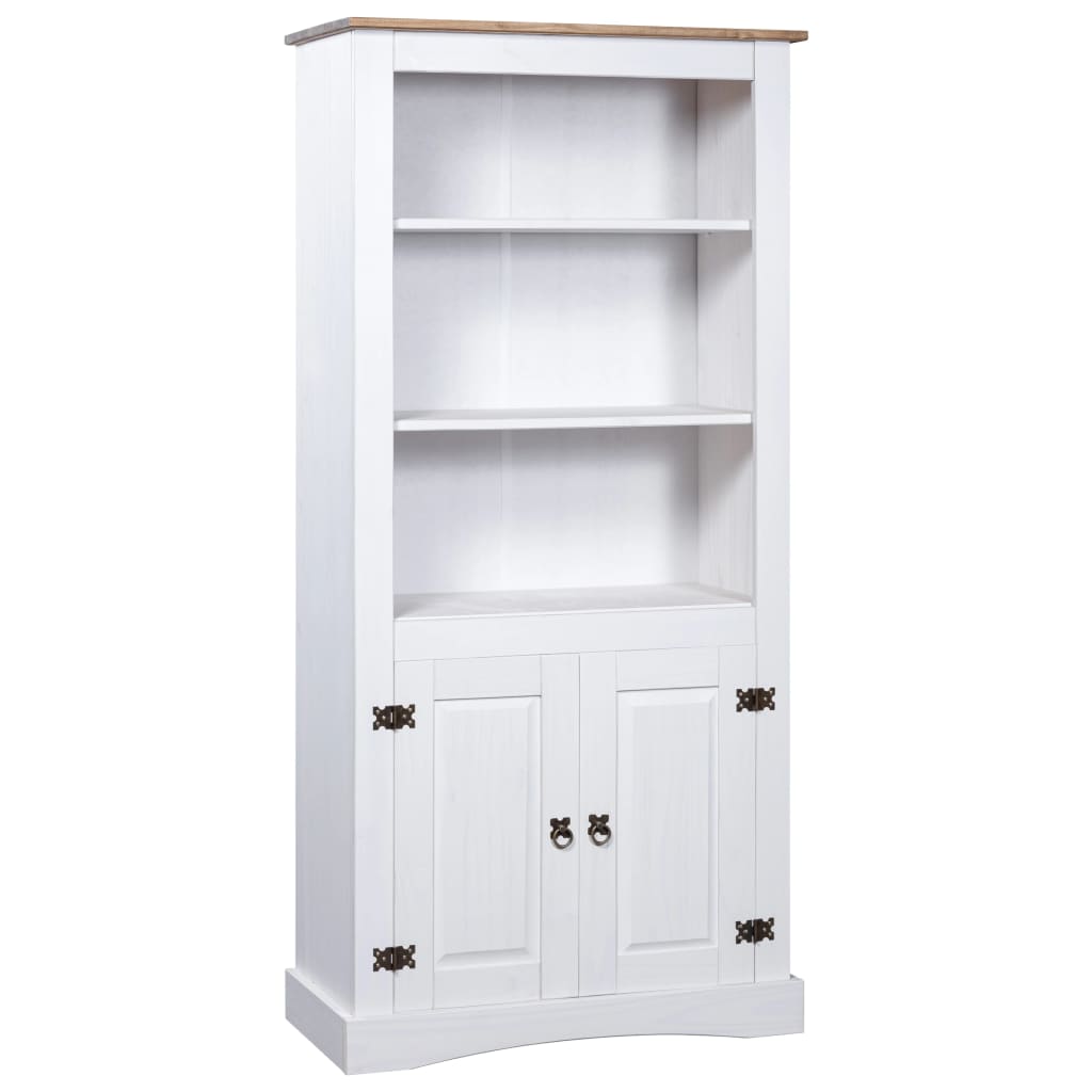 Cupboard Mexican Pine Corona Range White 80x40x170 cm- Storage Cabinets & Lockers - HomeShopIreland - Home Shop Ireland - Storage Cabinets & Lockers - Cupboard Mexican Pine Corona Range White 80x40x170 cm