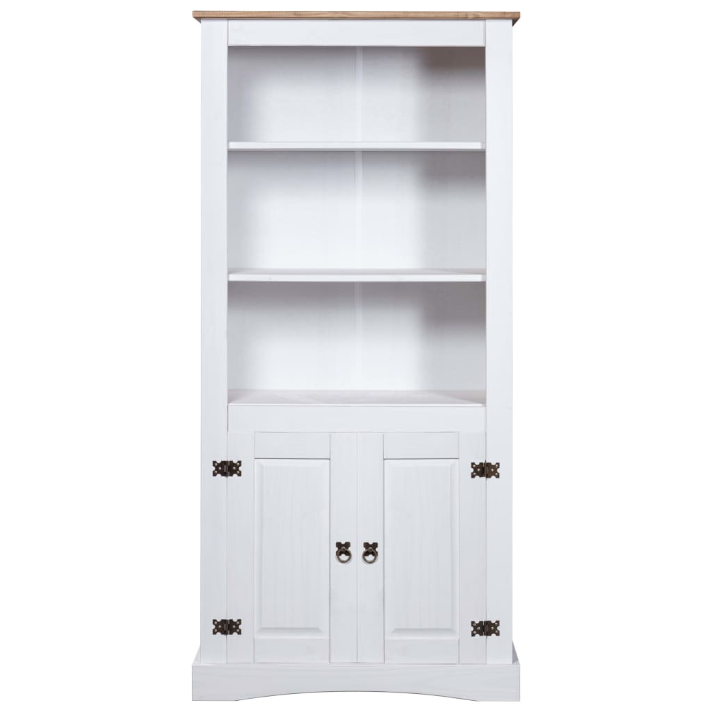 Cupboard Mexican Pine Corona Range White 80x40x170 cm- Storage Cabinets & Lockers - HomeShopIreland - Home Shop Ireland - Storage Cabinets & Lockers - Cupboard Mexican Pine Corona Range White 80x40x170 cm