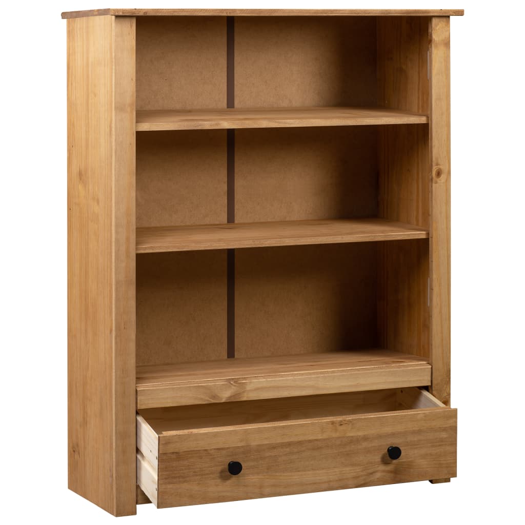Bookcase 80x35x110 cm Solid Pine Wood Panama Range- Bookcases & Standing Shelves - HomeShopIreland - Home Shop Ireland - Bookcases & Standing Shelves - Bookcase 80x35x110 cm Solid Pine Wood Panama Range