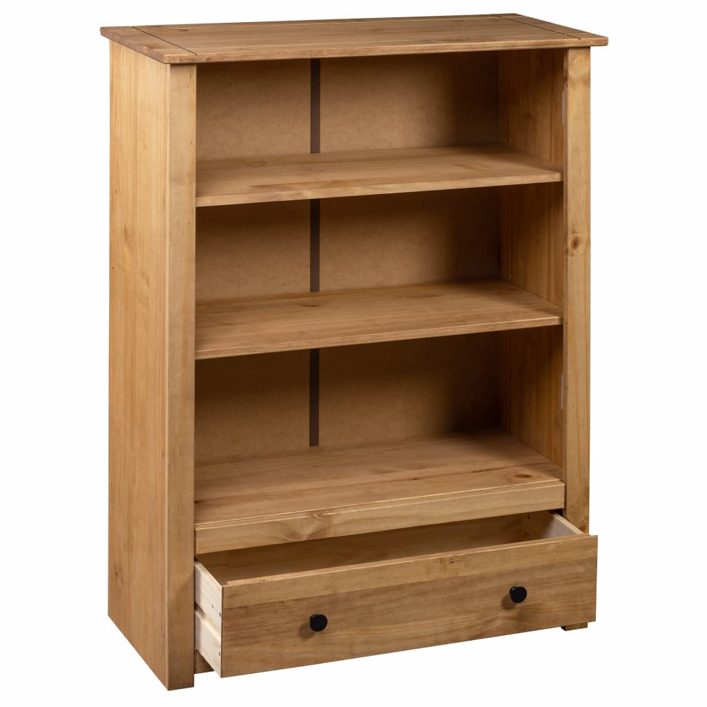 Bookcase 80x35x110 cm Solid Pine Wood Panama Range- Bookcases & Standing Shelves - HomeShopIreland - Home Shop Ireland - Bookcases & Standing Shelves - Bookcase 80x35x110 cm Solid Pine Wood Panama Range