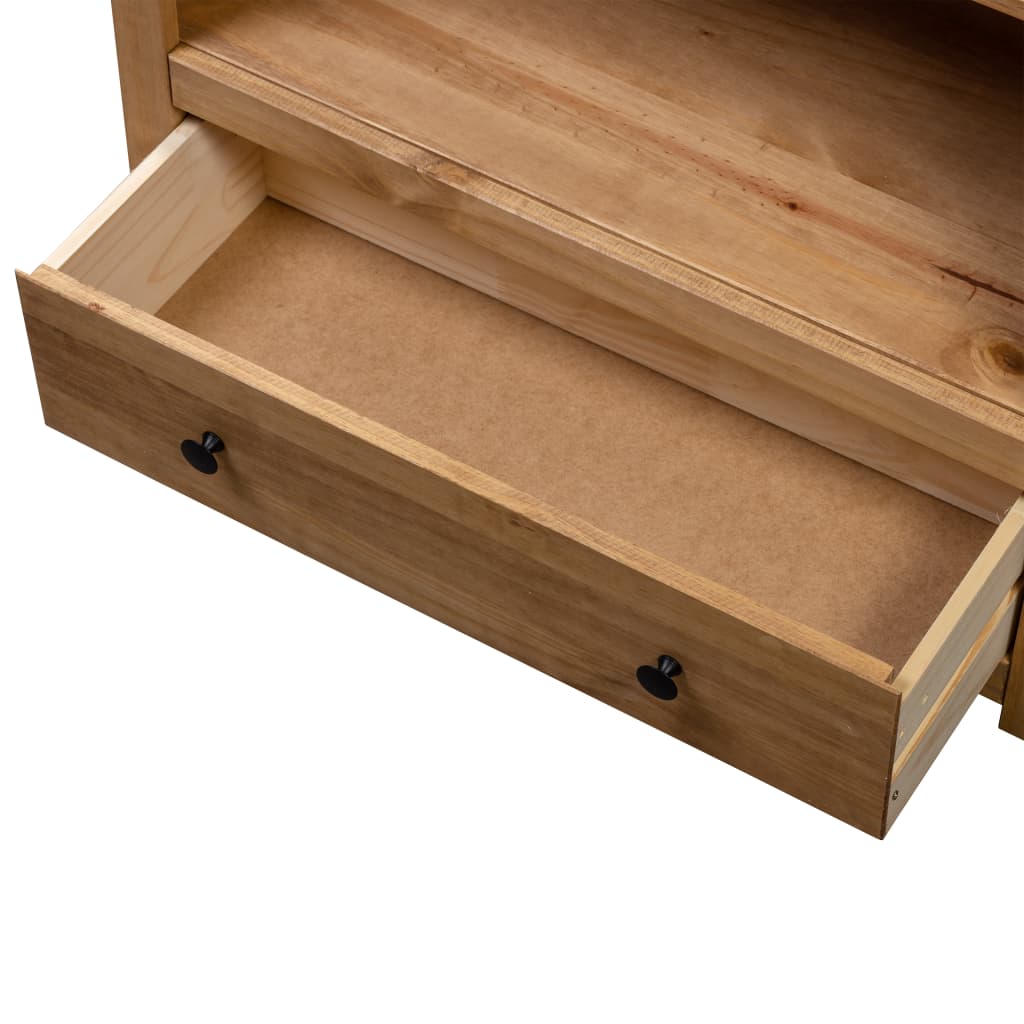 Bookcase 80x35x110 cm Solid Pine Wood Panama Range- Bookcases & Standing Shelves - HomeShopIreland - Home Shop Ireland - Bookcases & Standing Shelves - Bookcase 80x35x110 cm Solid Pine Wood Panama Range