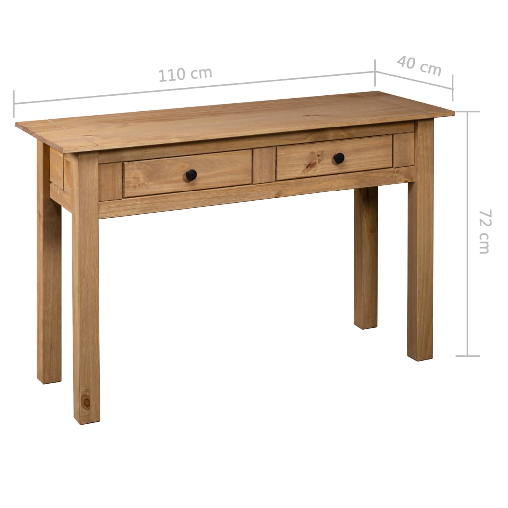 Console Table 110x40x72 cm Solid Pine Wood Panama Range- End Tables - HomeShopIreland - Home Shop Ireland - End Tables - Console Table 110x40x72 cm Solid Pine Wood Panama Range