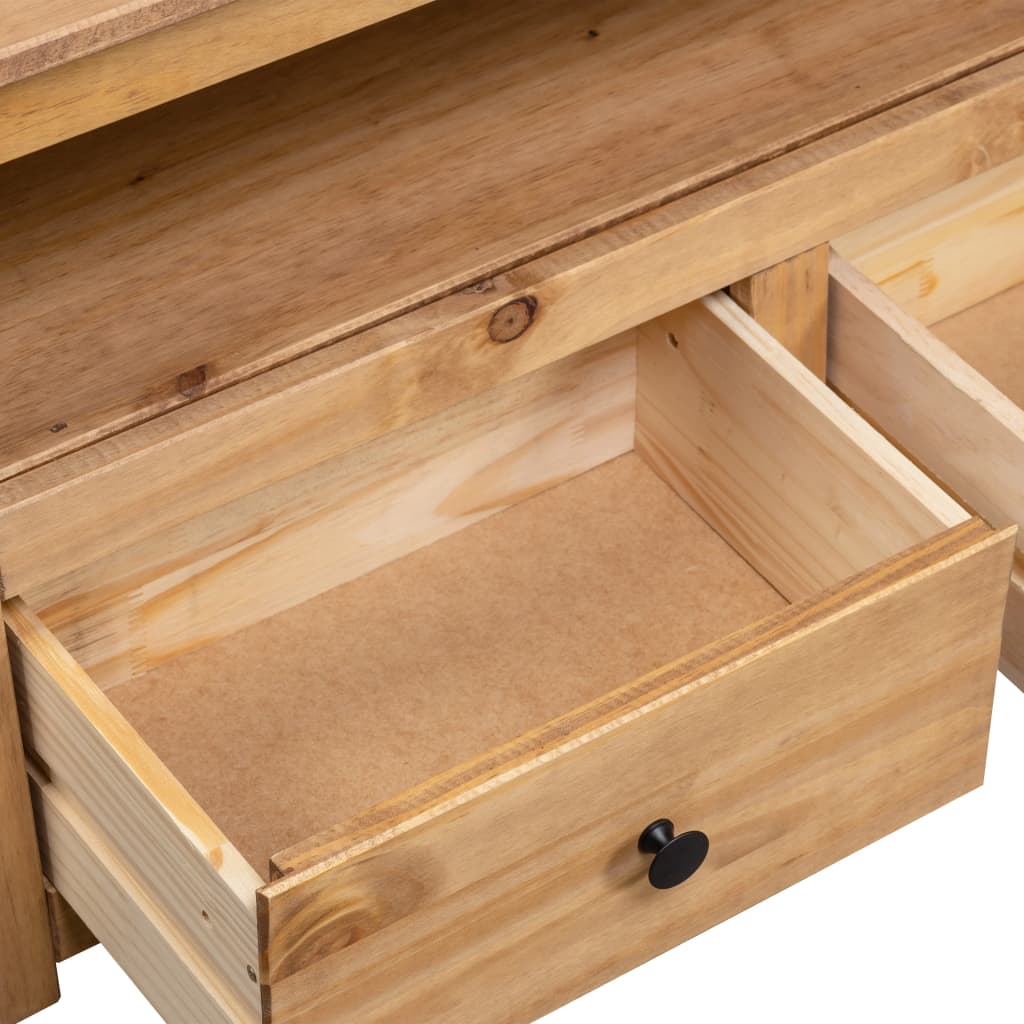 Corner TV Cabinet 93x49x49 cm Solid Pine Panama Range- Entertainment Centres & TV Stands - HomeShopIreland - Home Shop Ireland - Entertainment Centres & TV Stands - Corner TV Cabinet 93x49x49 cm Solid Pine Panama Range