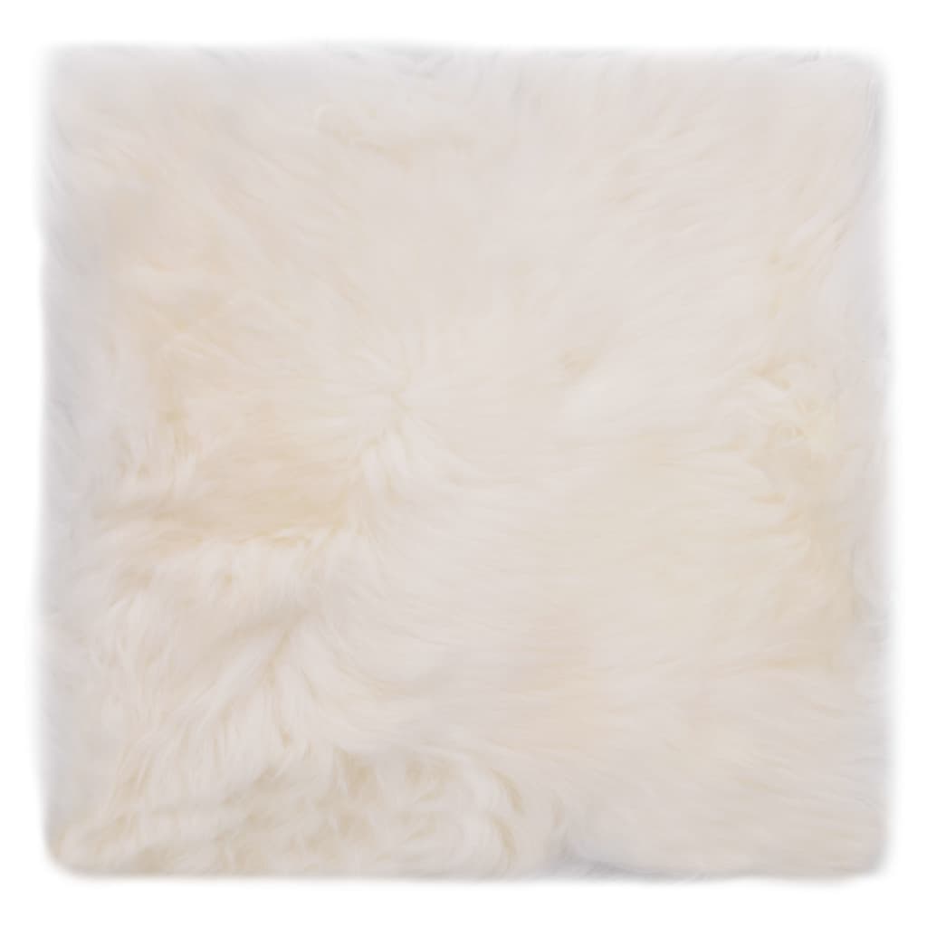 Chair Pads 2 pcs White 40x40 cm Genuine Sheepskin- Chair & Sofa Cushions - HomeShopIreland - Home Shop Ireland - Chair & Sofa Cushions - Chair Pads 2 pcs White 40x40 cm Genuine Sheepskin