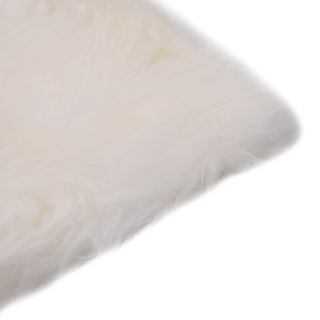 Chair Pads 2 pcs White 40x40 cm Genuine Sheepskin- Chair & Sofa Cushions - HomeShopIreland - Home Shop Ireland - Chair & Sofa Cushions - Chair Pads 2 pcs White 40x40 cm Genuine Sheepskin