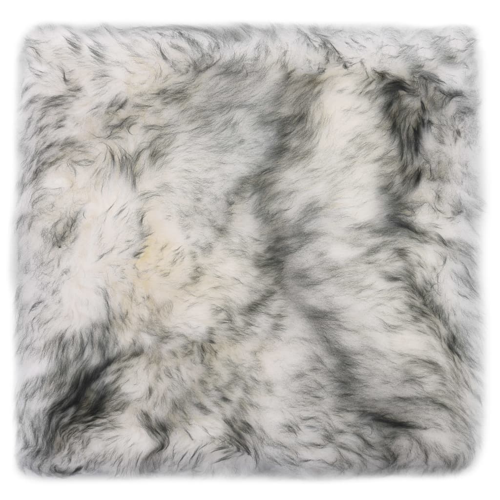 Chair Pads 2 pcs Dark Grey Melange 40x40 cm Genuine Sheepskin- Chair & Sofa Cushions - HomeShopIreland - Home Shop Ireland - Chair & Sofa Cushions - Chair Pads 2 pcs Dark Grey Melange 40x40 cm Genuine Sheepskin