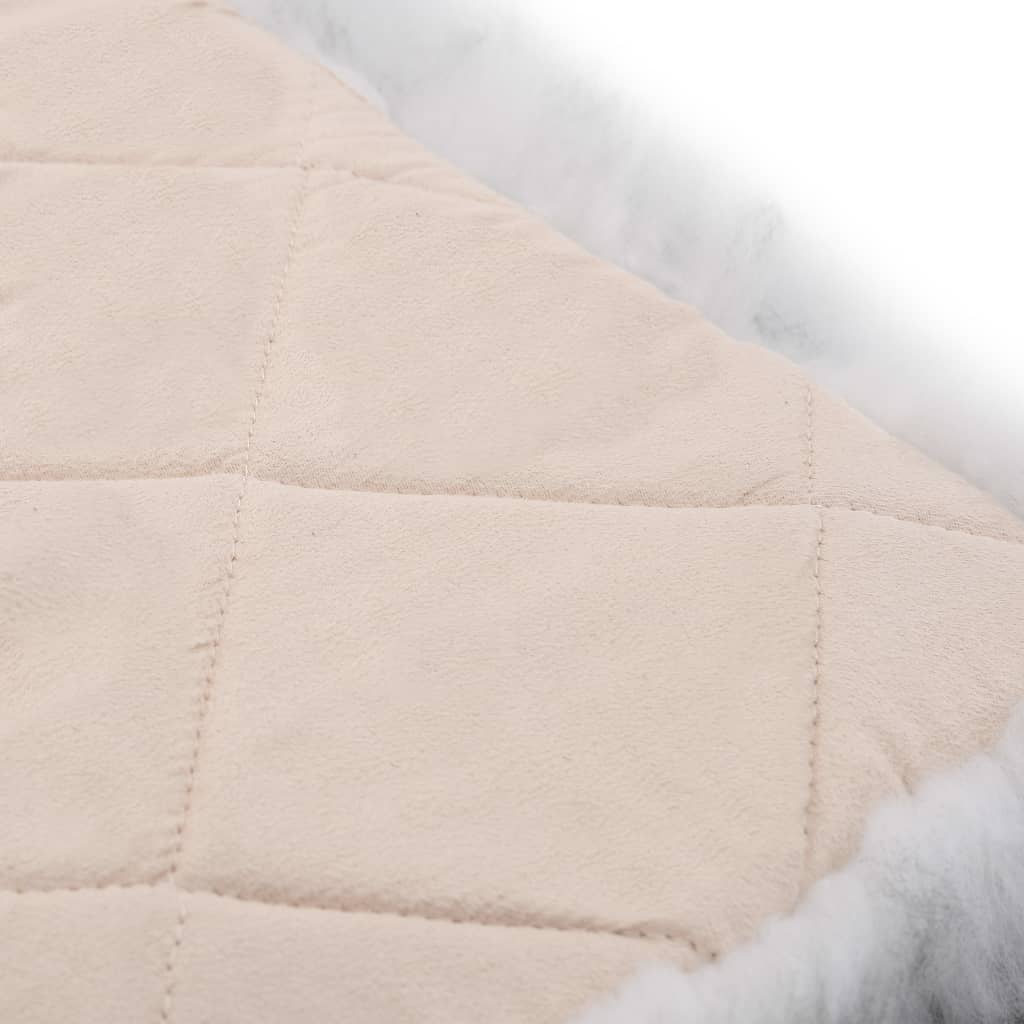 Chair Pads 2 pcs Dark Grey Melange 40x40 cm Genuine Sheepskin- Chair & Sofa Cushions - HomeShopIreland - Home Shop Ireland - Chair & Sofa Cushions - Chair Pads 2 pcs Dark Grey Melange 40x40 cm Genuine Sheepskin