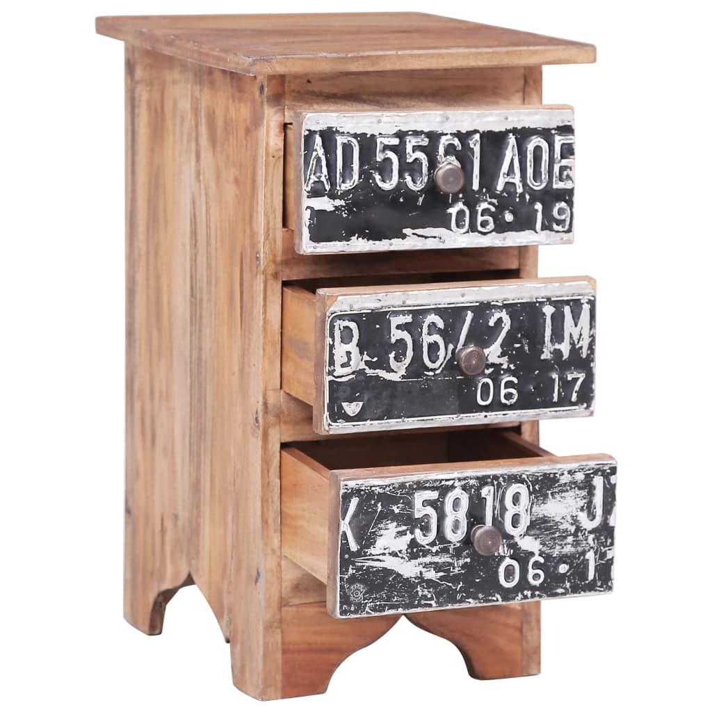 Bedside Cabinet 30x30x51 cm Solid Reclaimed Wood- Bedside Tables - HomeShopIreland - Home Shop Ireland - Bedside Tables - Bedside Cabinet 30x30x51 cm Solid Reclaimed Wood