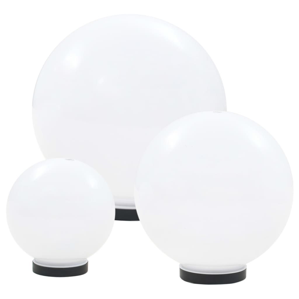 6 Piece LED Bowl Lamp Set Spherical 20/30/40 cm PMMA- Outdoor Lighting - HomeShopIreland - Home Shop Ireland - Outdoor Lighting - 6 Piece LED Bowl Lamp Set Spherical 20/30/40 cm PMMA