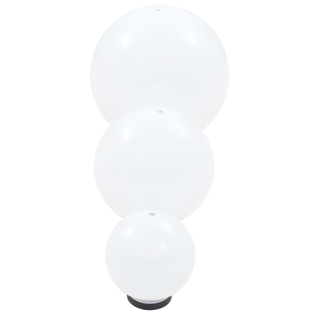 6 Piece LED Bowl Lamp Set Spherical 20/30/40 cm PMMA- Outdoor Lighting - HomeShopIreland - Home Shop Ireland - Outdoor Lighting - 6 Piece LED Bowl Lamp Set Spherical 20/30/40 cm PMMA