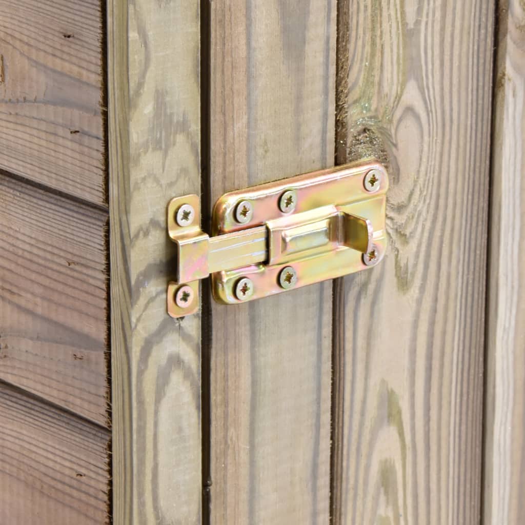 Garden Tool Shed with Door 77x37x178 cm Impregnated Pinewood- Sheds, Garages & Carports - HomeShopIreland - Home Shop Ireland - Sheds, Garages & Carports - Garden Tool Shed with Door 77x37x178 cm Impregnated Pinewood