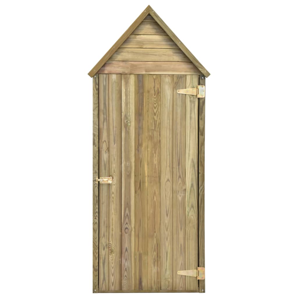 Garden Tool Shed with Door 77x37x178 cm Impregnated Pinewood- Sheds, Garages & Carports - HomeShopIreland - Home Shop Ireland - Sheds, Garages & Carports - Garden Tool Shed with Door 77x37x178 cm Impregnated Pinewood