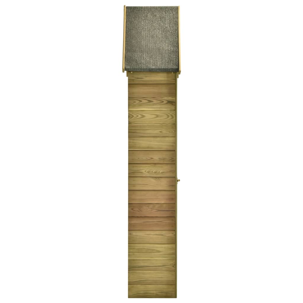 Garden Tool Shed with Door 77x37x178 cm Impregnated Pinewood- Sheds, Garages & Carports - HomeShopIreland - Home Shop Ireland - Sheds, Garages & Carports - Garden Tool Shed with Door 77x37x178 cm Impregnated Pinewood