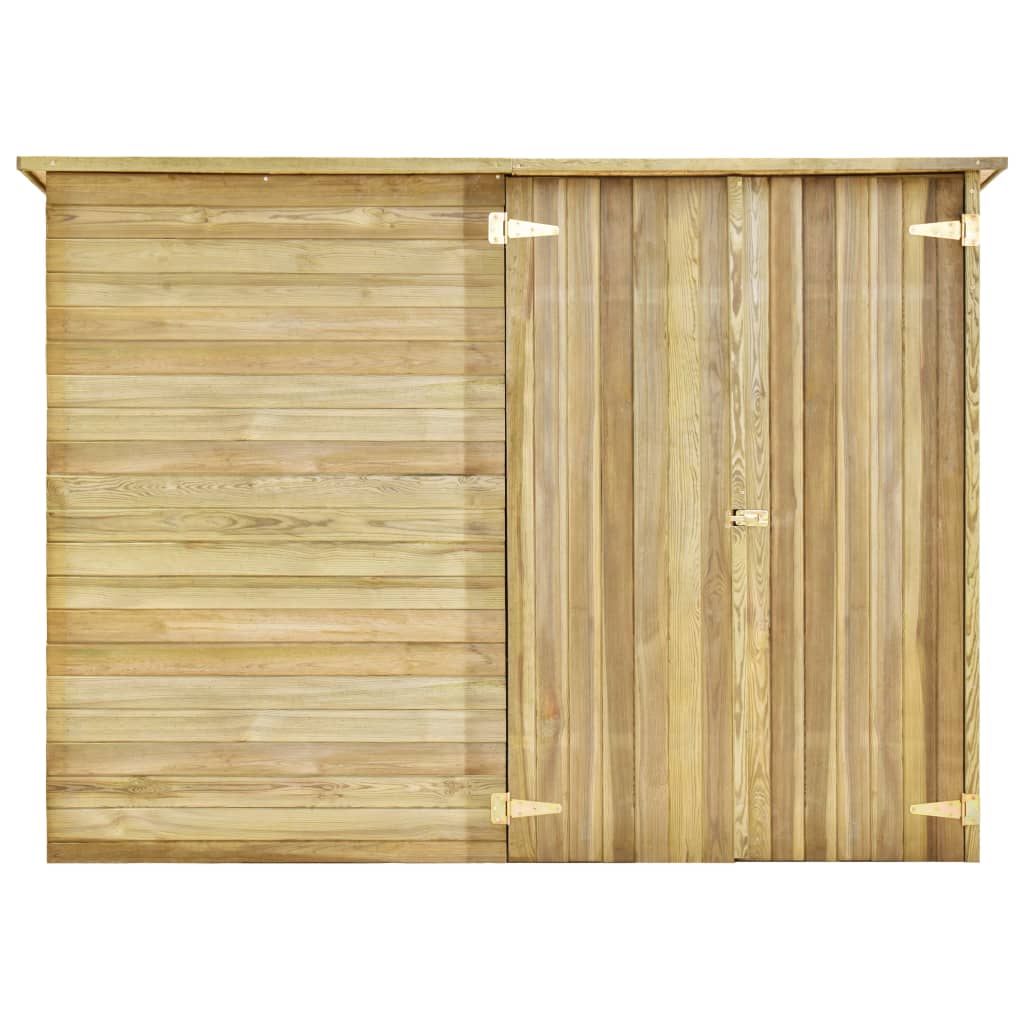 Garden Shed House 232x110x170 cm Impregnated Pinewood- Sheds, Garages & Carports - HomeShopIreland - Home Shop Ireland - Sheds, Garages & Carports - Garden Shed House 232x110x170 cm Impregnated Pinewood