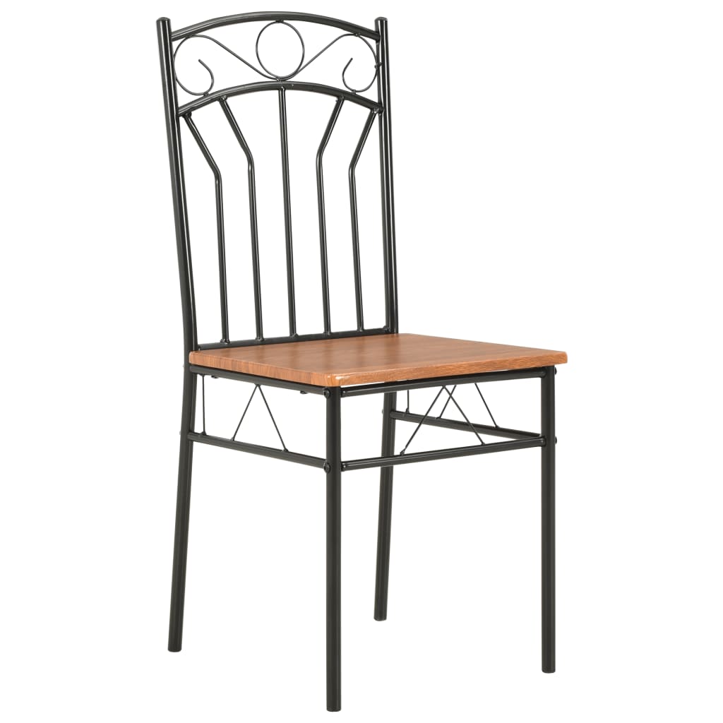 Dining Chairs 6 pcs Brown MDF- Kitchen & Dining Room Chairs - HomeShopIreland - Home Shop Ireland - Kitchen & Dining Room Chairs - Dining Chairs 6 pcs Brown MDF