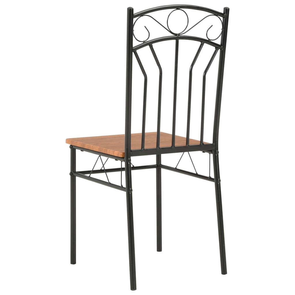 Dining Chairs 6 pcs Brown MDF- Kitchen & Dining Room Chairs - HomeShopIreland - Home Shop Ireland - Kitchen & Dining Room Chairs - Dining Chairs 6 pcs Brown MDF