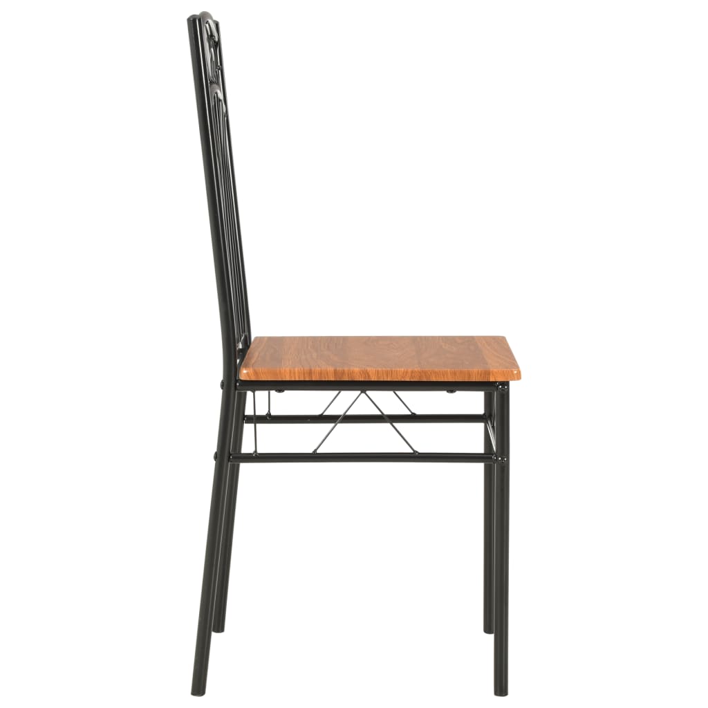 Dining Chairs 6 pcs Brown MDF- Kitchen & Dining Room Chairs - HomeShopIreland - Home Shop Ireland - Kitchen & Dining Room Chairs - Dining Chairs 6 pcs Brown MDF