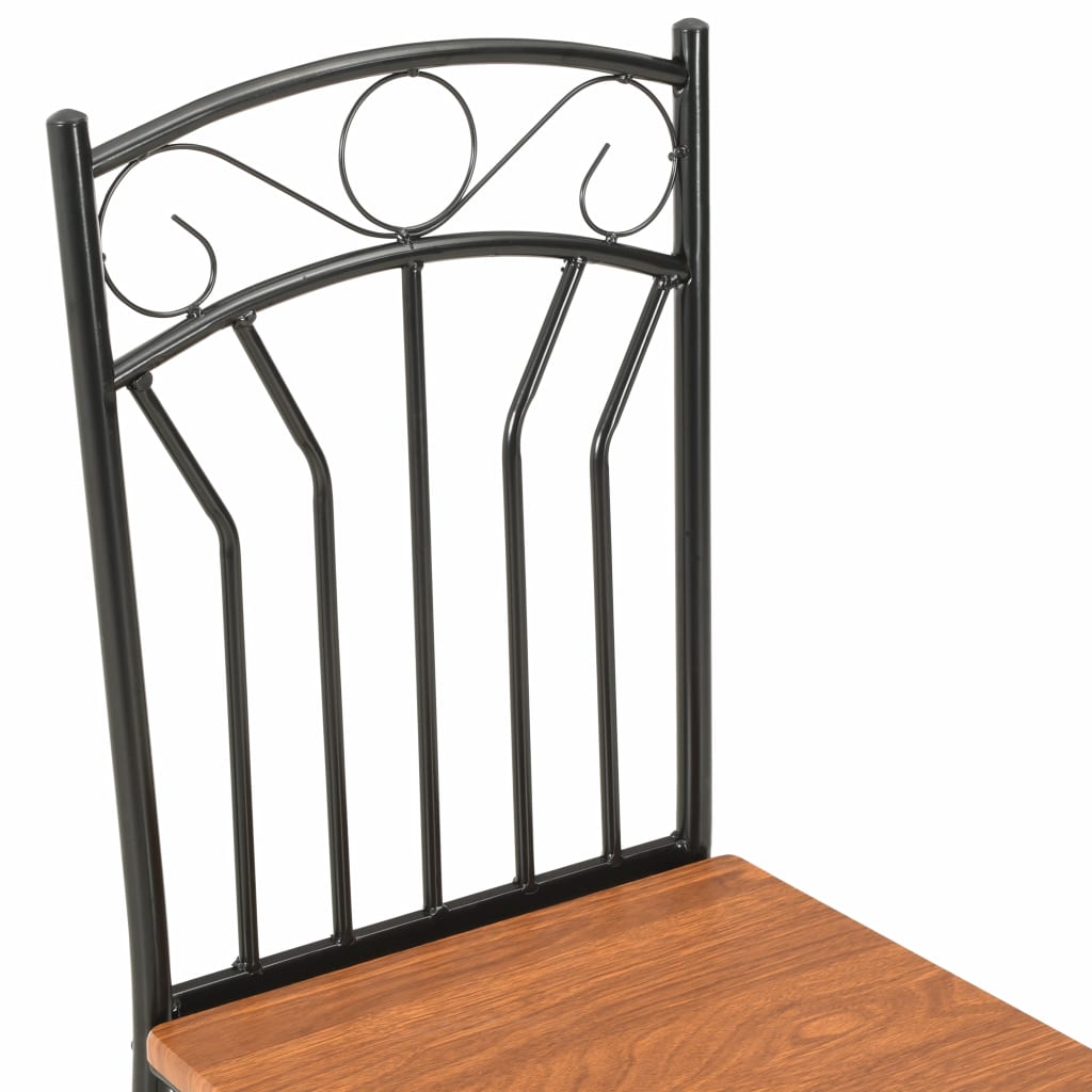 Dining Chairs 6 pcs Brown MDF- Kitchen & Dining Room Chairs - HomeShopIreland - Home Shop Ireland - Kitchen & Dining Room Chairs - Dining Chairs 6 pcs Brown MDF