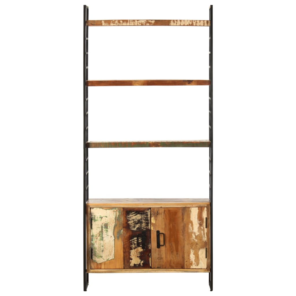 4-Tier Bookcase 80x30x180 cm Solid Reclaimed Wood- Bookcases & Standing Shelves - HomeShopIreland - Home Shop Ireland - Bookcases & Standing Shelves - 4-Tier Bookcase 80x30x180 cm Solid Reclaimed Wood