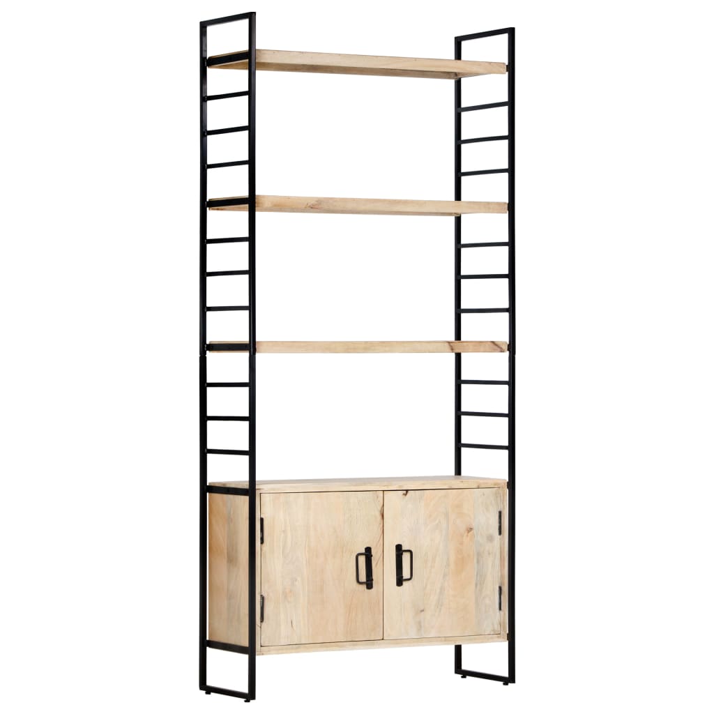4-Tier Bookcase 80x30x180 cm Solid Mango Wood- Bookcases & Standing Shelves - HomeShopIreland - Home Shop Ireland - Bookcases & Standing Shelves - 4-Tier Bookcase 80x30x180 cm Solid Mango Wood