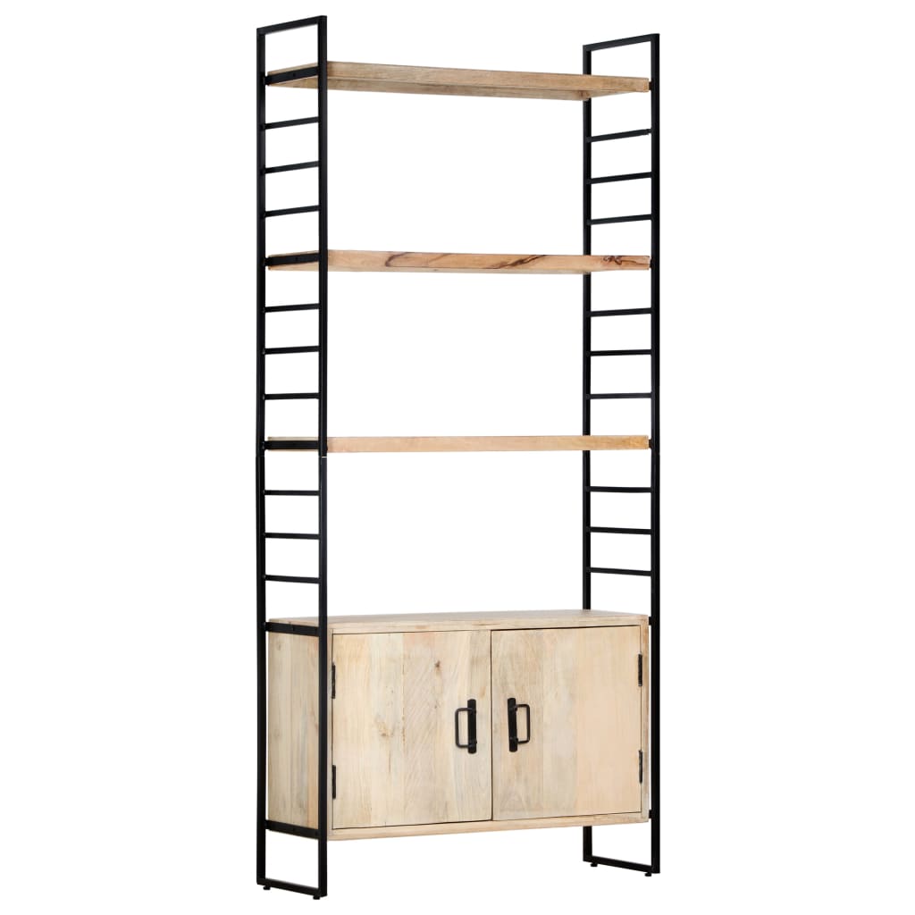 4-Tier Bookcase 80x30x180 cm Solid Mango Wood- Bookcases & Standing Shelves - HomeShopIreland - Home Shop Ireland - Bookcases & Standing Shelves - 4-Tier Bookcase 80x30x180 cm Solid Mango Wood