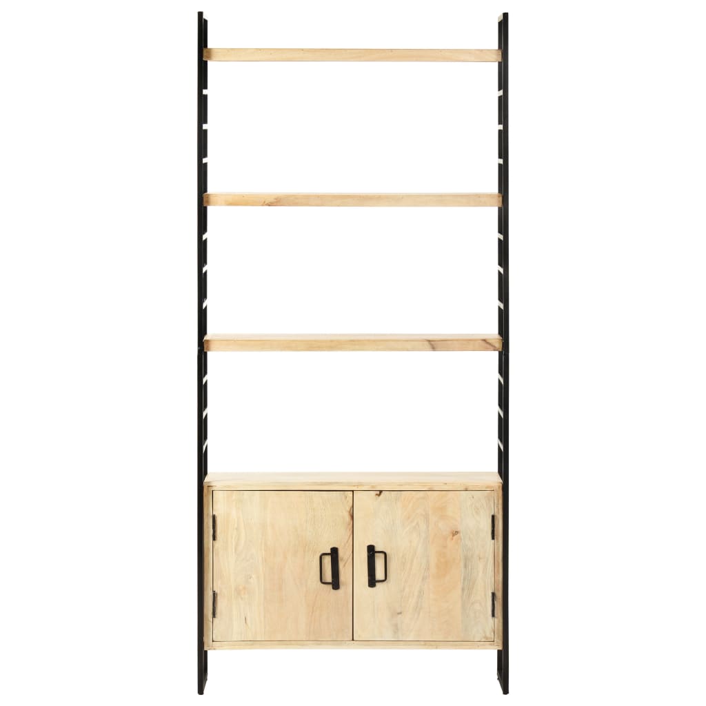 4-Tier Bookcase 80x30x180 cm Solid Mango Wood- Bookcases & Standing Shelves - HomeShopIreland - Home Shop Ireland - Bookcases & Standing Shelves - 4-Tier Bookcase 80x30x180 cm Solid Mango Wood
