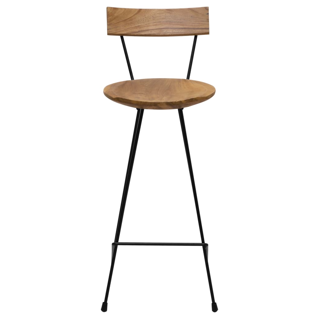 Bar Stools 2 pcs Solid Teak Wood- Table & Bar Stools - HomeShopIreland - Home Shop Ireland - Table & Bar Stools - Bar Stools 2 pcs Solid Teak Wood