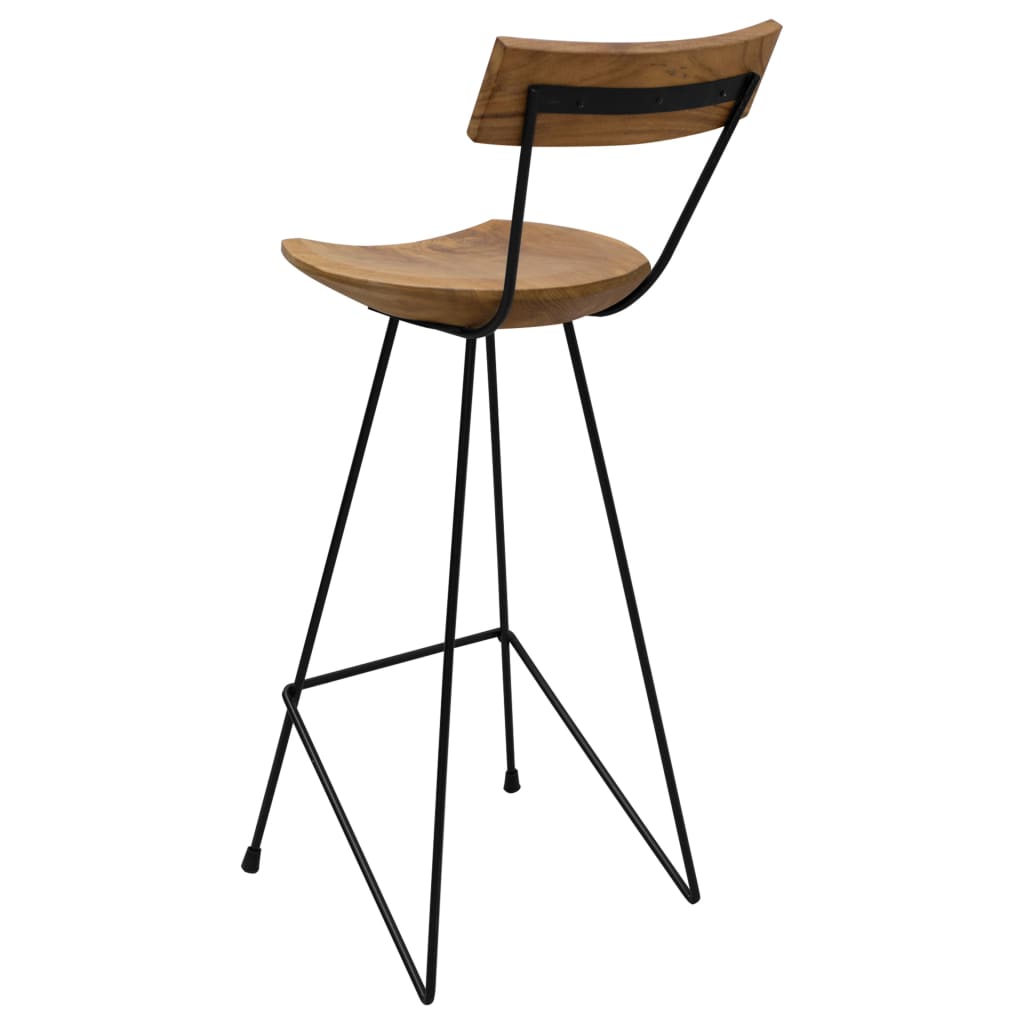 Bar Stools 2 pcs Solid Teak Wood- Table & Bar Stools - HomeShopIreland - Home Shop Ireland - Table & Bar Stools - Bar Stools 2 pcs Solid Teak Wood