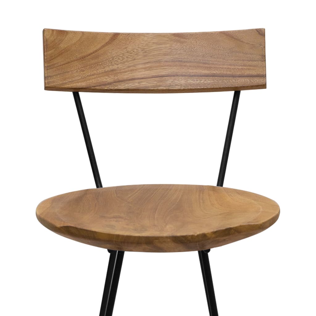 Bar Stools 2 pcs Solid Teak Wood- Table & Bar Stools - HomeShopIreland - Home Shop Ireland - Table & Bar Stools - Bar Stools 2 pcs Solid Teak Wood