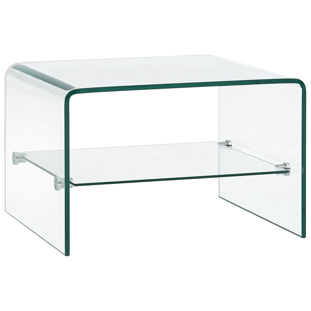 Coffee Table Clear 50x45x33 cm Tempered Glass- Coffee Tables - HomeShopIreland - Home Shop Ireland - Coffee Tables - Coffee Table Clear 50x45x33 cm Tempered Glass