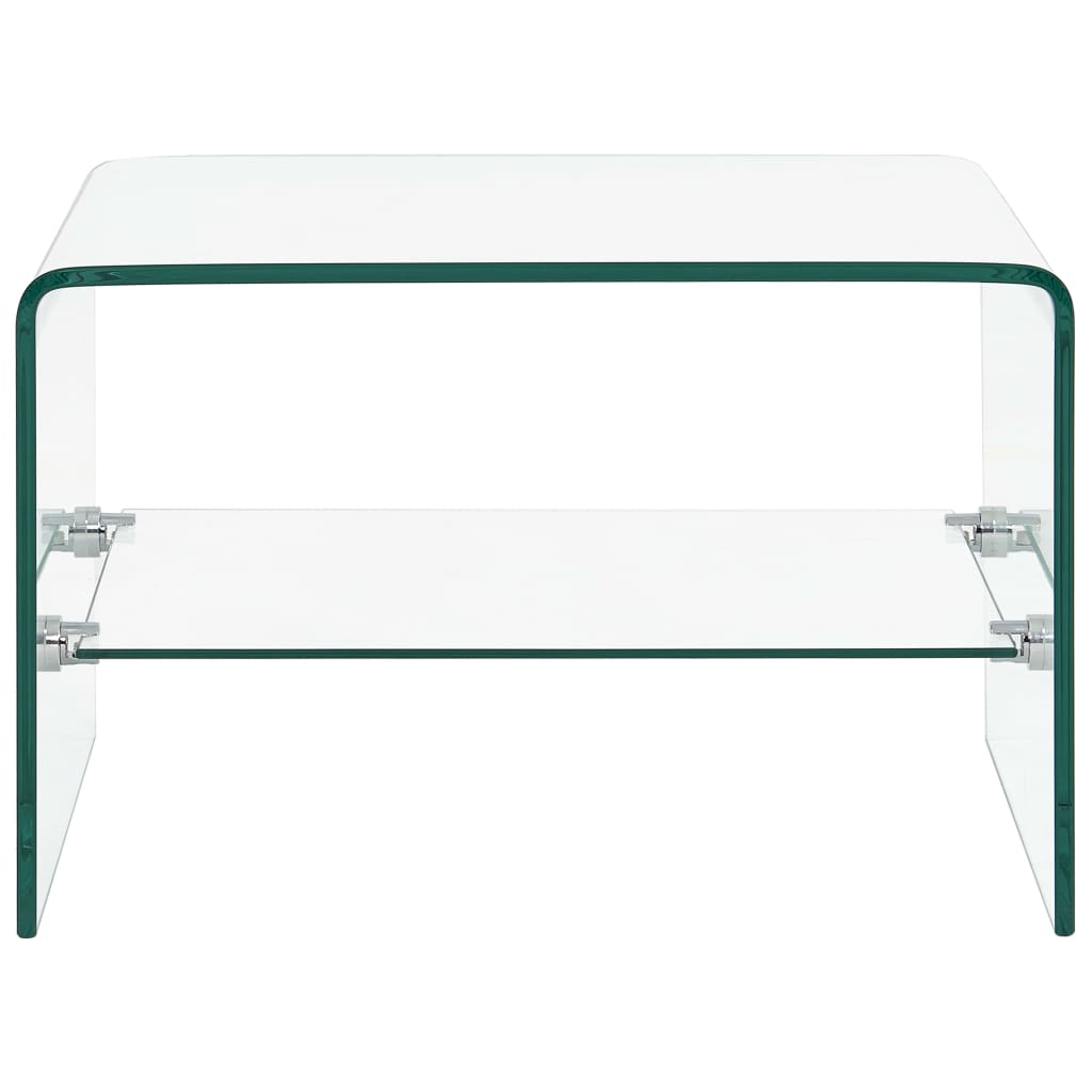 Coffee Table Clear 50x45x33 cm Tempered Glass- Coffee Tables - HomeShopIreland - Home Shop Ireland - Coffee Tables - Coffee Table Clear 50x45x33 cm Tempered Glass