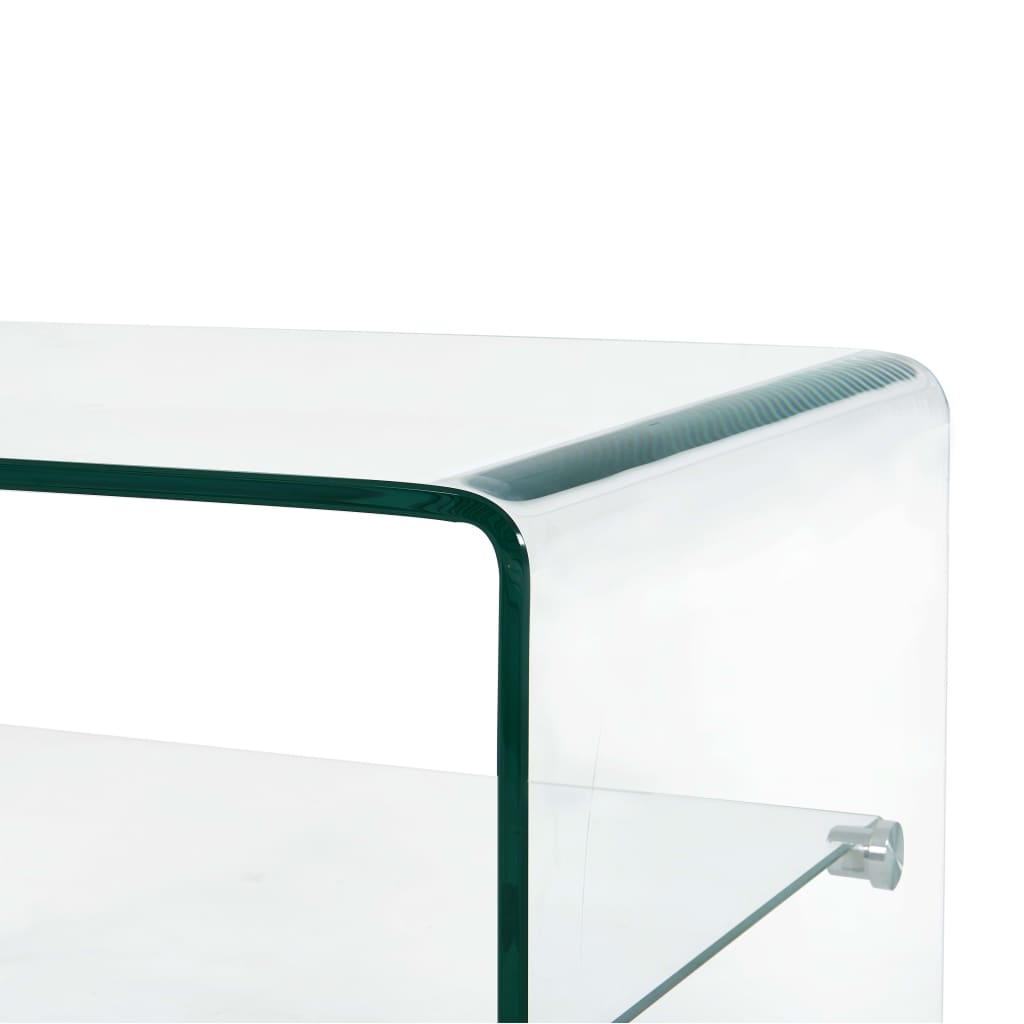 Coffee Table Clear 50x45x33 cm Tempered Glass- Coffee Tables - HomeShopIreland - Home Shop Ireland - Coffee Tables - Coffee Table Clear 50x45x33 cm Tempered Glass