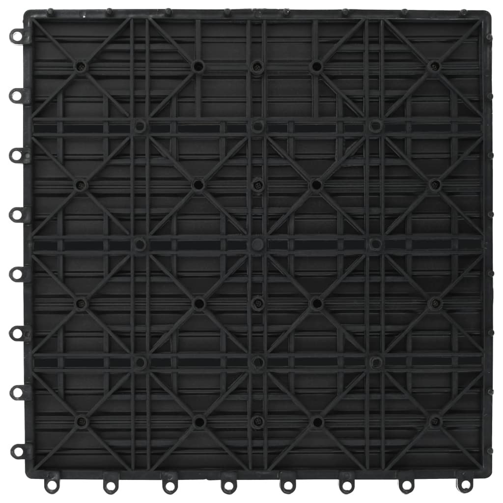 22 pcs Decking Tiles 30x30 cm 2 sqm WPC Teak Colour- Flooring & Carpet - HomeShopIreland - Home Shop Ireland - Flooring & Carpet - 22 pcs Decking Tiles 30x30 cm 2 sqm WPC Teak Colour