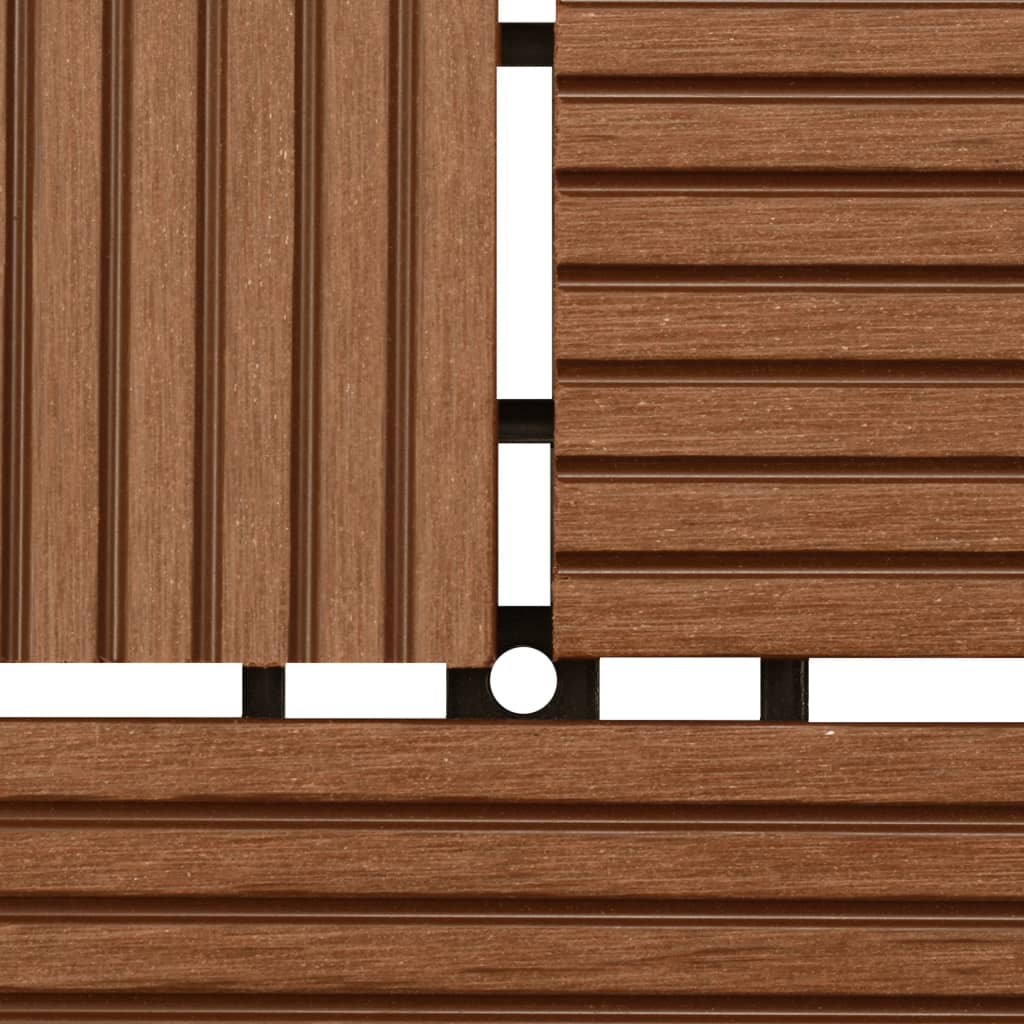 22 pcs Decking Tiles 30x30 cm 2 sqm WPC Black- Flooring & Carpet - HomeShopIreland - Home Shop Ireland - Flooring & Carpet - 22 pcs Decking Tiles 30x30 cm 2 sqm WPC Black