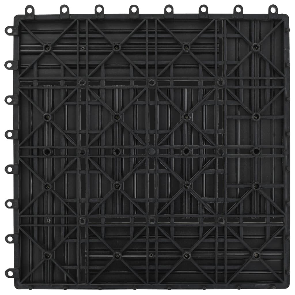 22 pcs Decking Tiles 30x30 cm 2 sqm WPC Grey- Flooring & Carpet - HomeShopIreland - Home Shop Ireland - Flooring & Carpet - 22 pcs Decking Tiles 30x30 cm 2 sqm WPC Grey