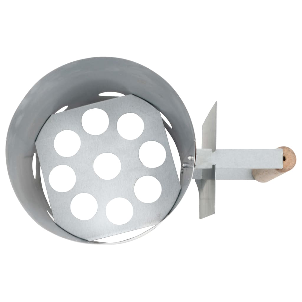 Charcoal Grill Chimney Starter Galvanised Steel- Outdoor Grill Accessories - HomeShopIreland - Home Shop Ireland - Outdoor Grill Accessories - Charcoal Grill Chimney Starter Galvanised Steel