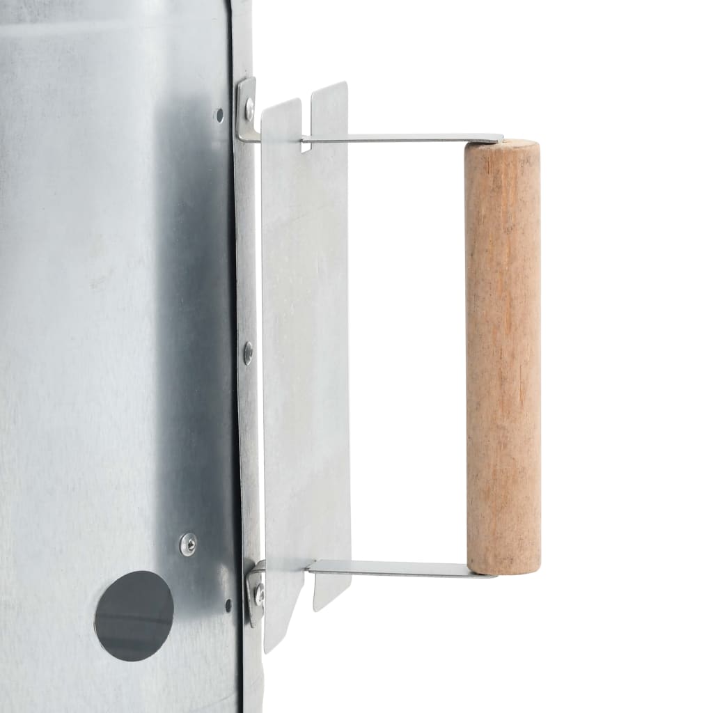 Charcoal Grill Chimney Starter Galvanised Steel- Outdoor Grill Accessories - HomeShopIreland - Home Shop Ireland - Outdoor Grill Accessories - Charcoal Grill Chimney Starter Galvanised Steel